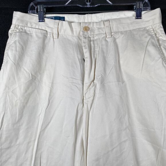 Polo Ralph Lauren Pants Tan Prospect 100% Cotton Straight Chino 34x30 - Picture 2 of 11